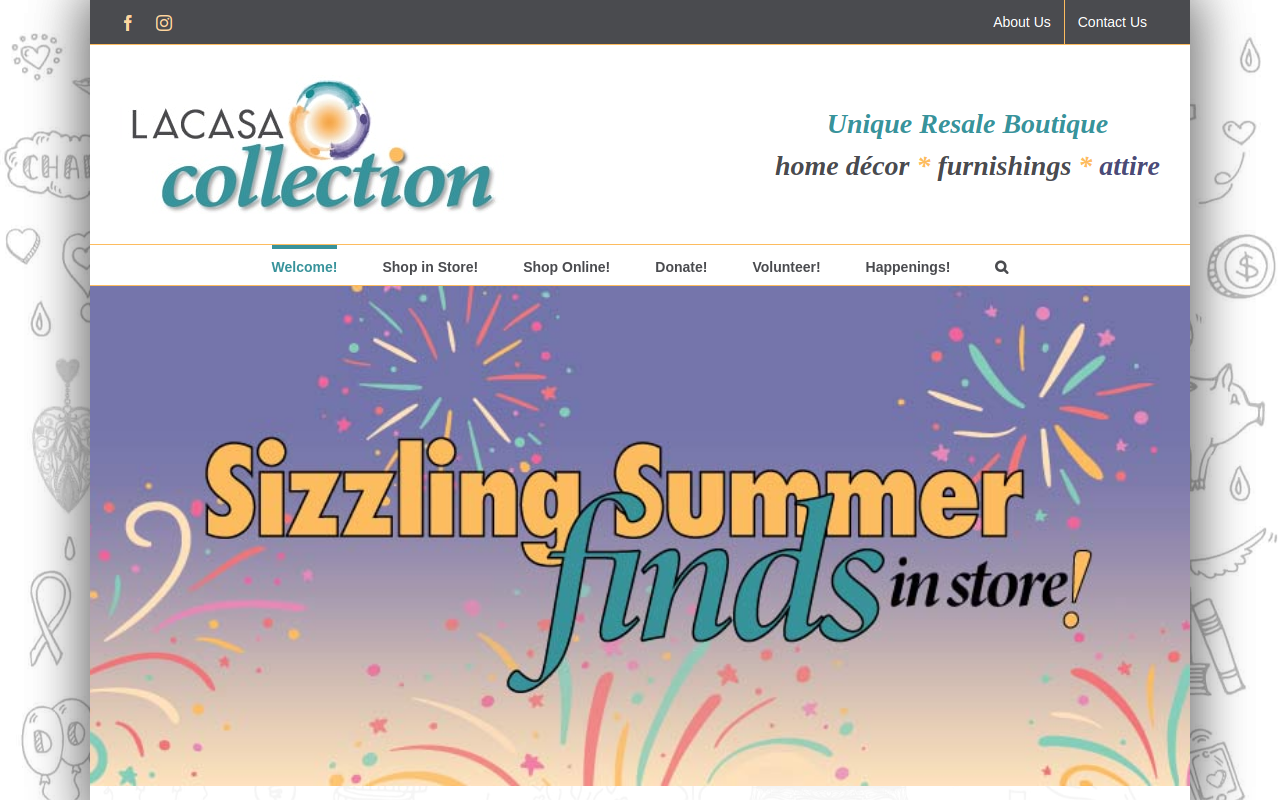 LACASA Collection website preview