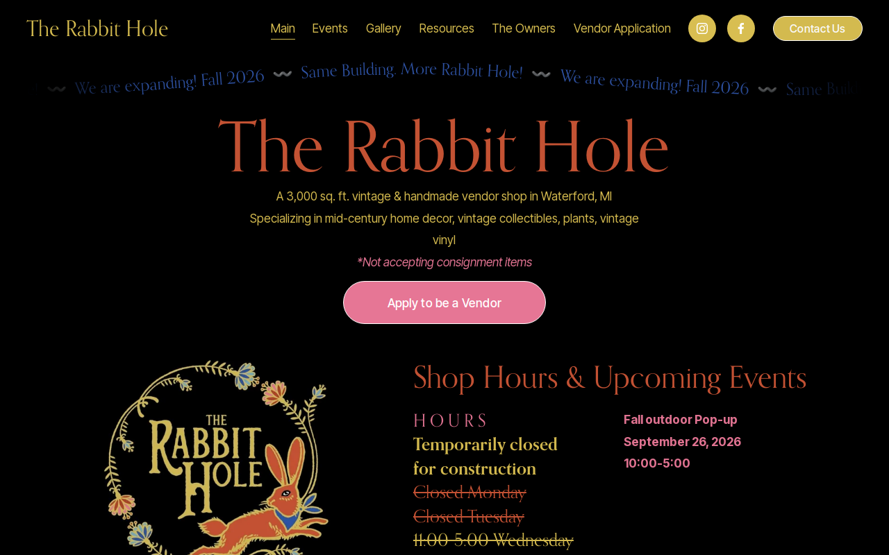 The Rabbit Hole Waterford website preview