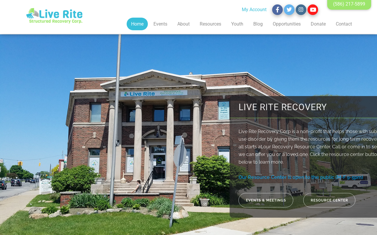 Live Rite Clothing Boutique & Resale Shop website preview