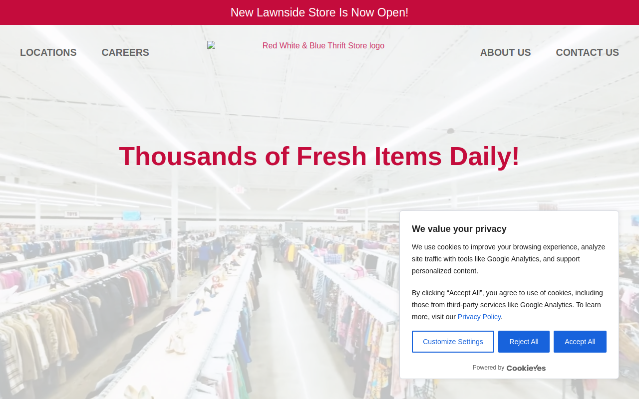 Community Thrift Store website preview