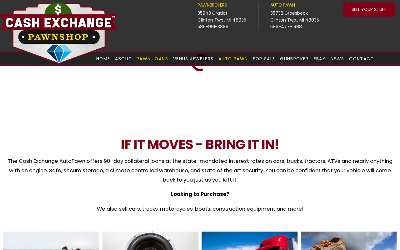 The Cash Exchange Automotive Pawnbroker website preview