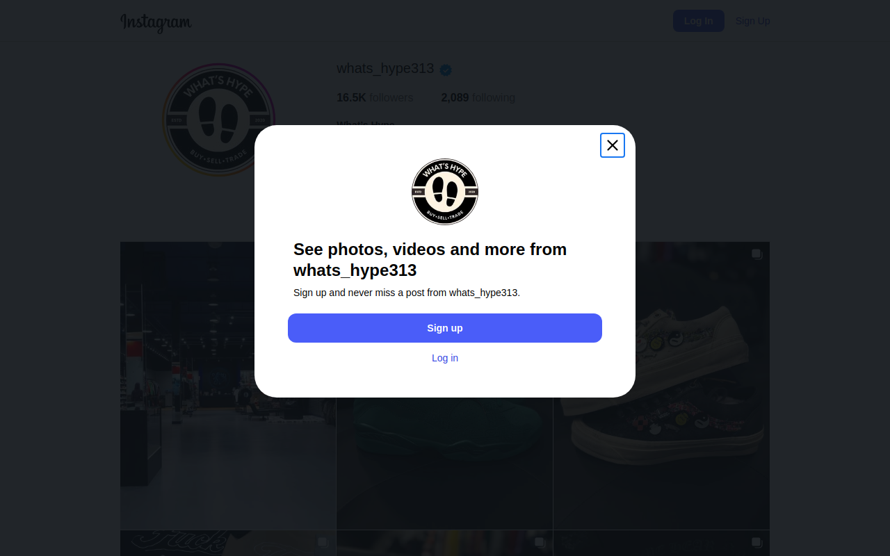 Whats Hype website preview