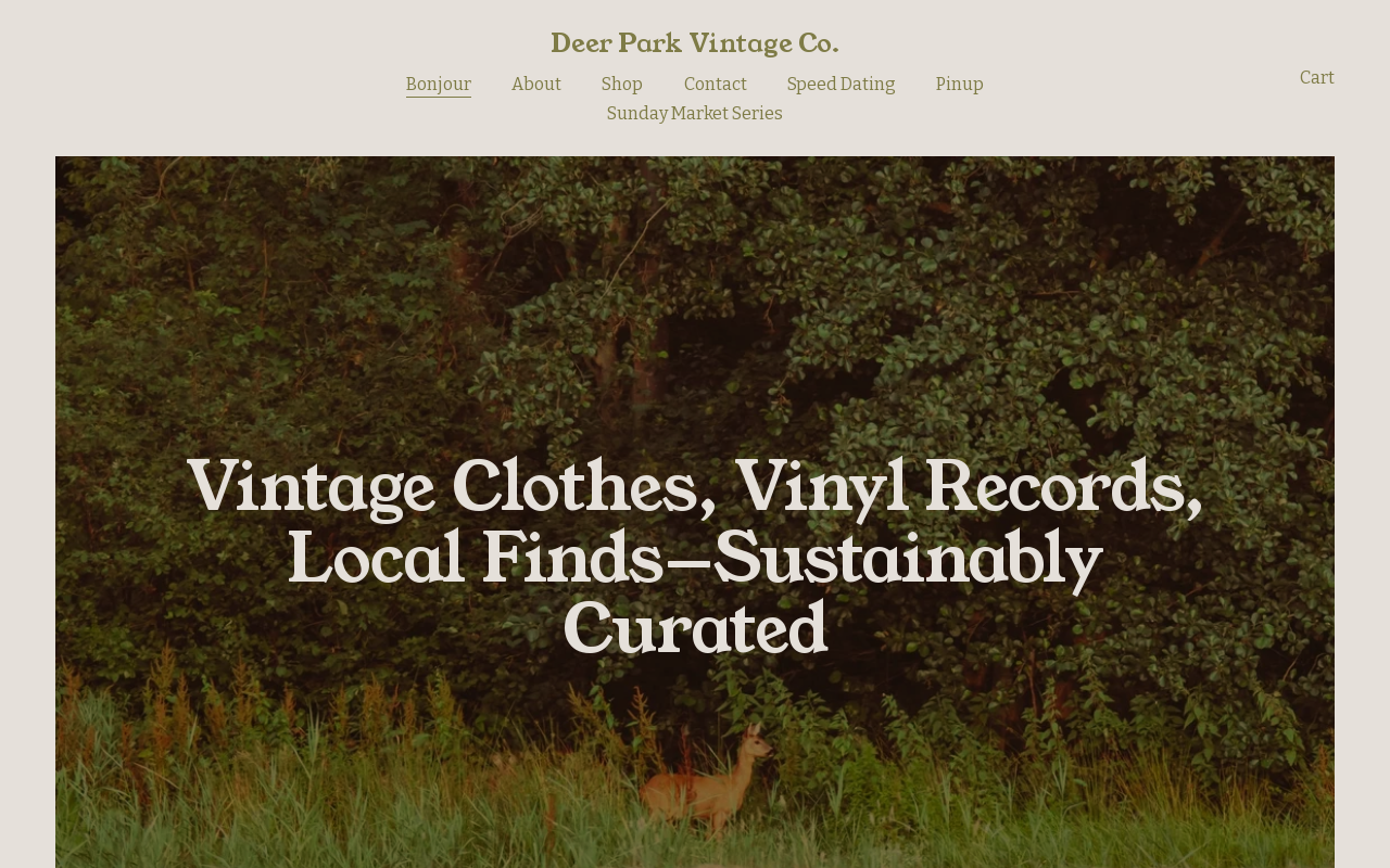 Deer Park Vintage Co. website preview
