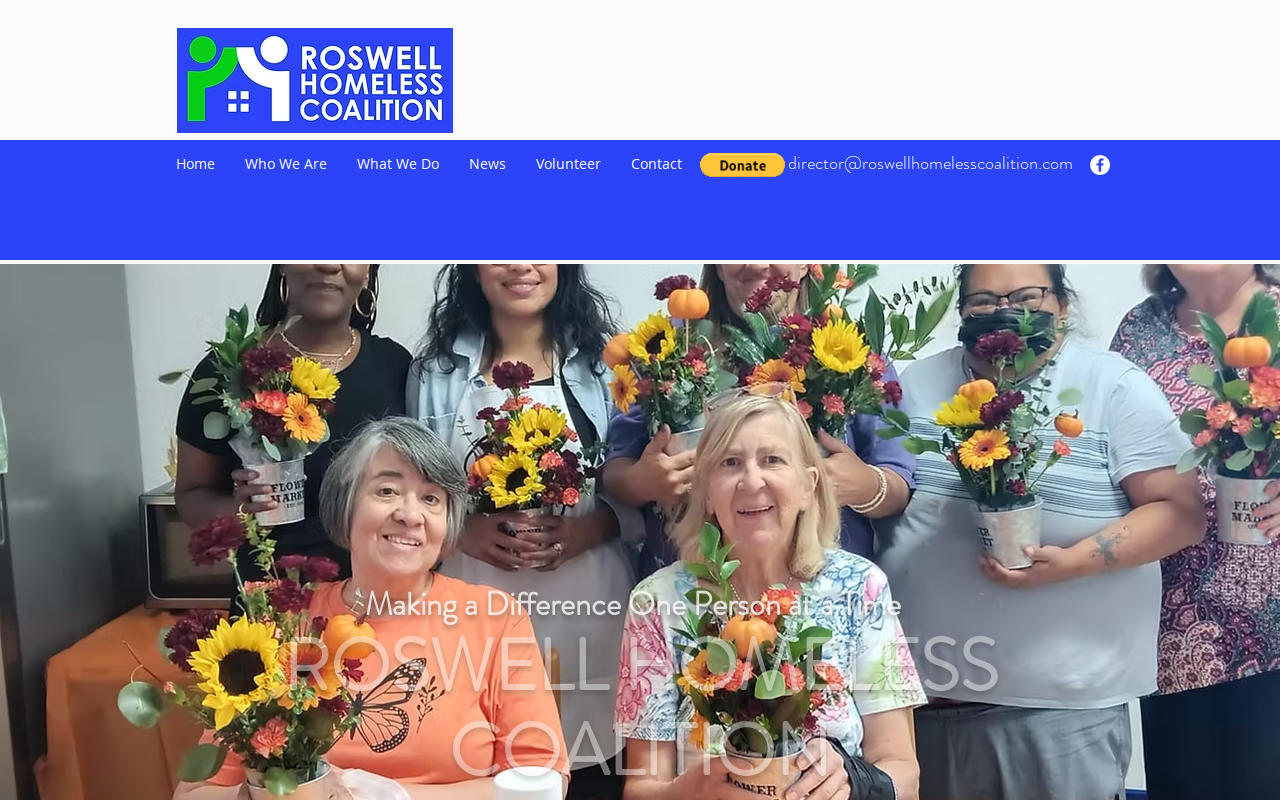 Roswell Homeless Coalition Thrift Shop website preview