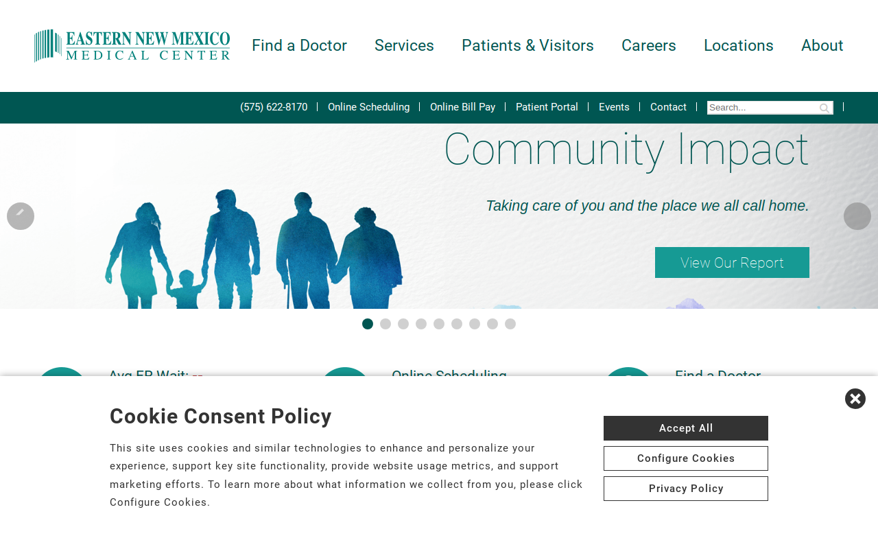 Eastern New Mexico Medical Center Hospital Auxiliary Thrift Shop website preview