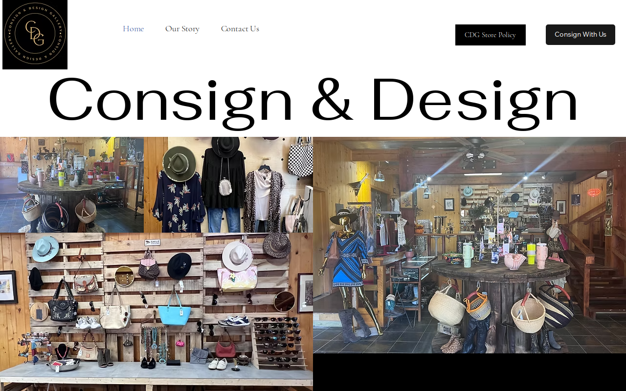 Consign & Design website preview