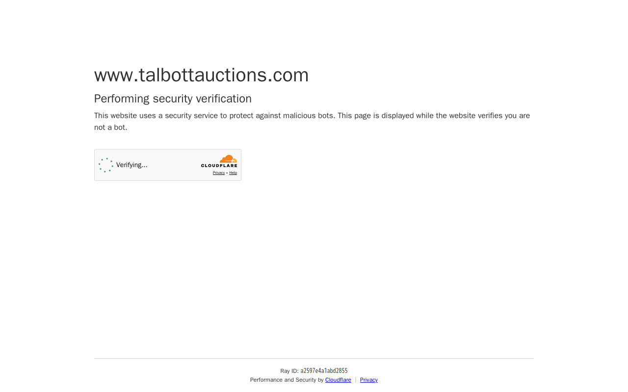 Talbott Auctions Estate Sales & Consignments website preview