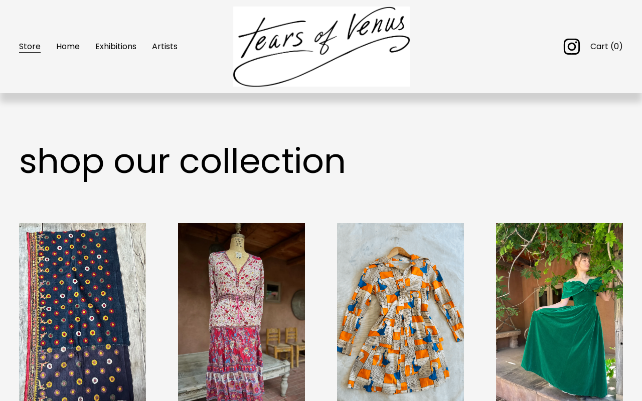 Tears of Venus Curated website preview