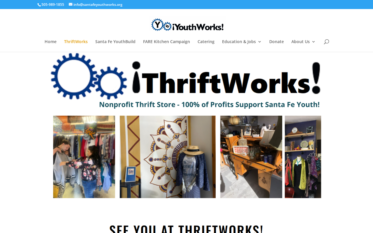 ThriftWorks by YouthWorks website preview
