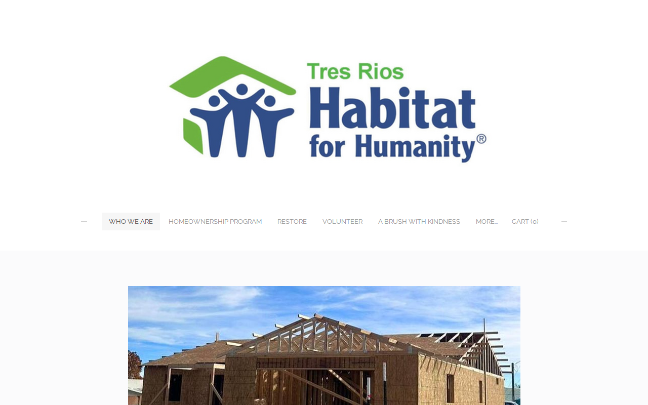 Tres Rios Habitat For Humanity ReStore website preview