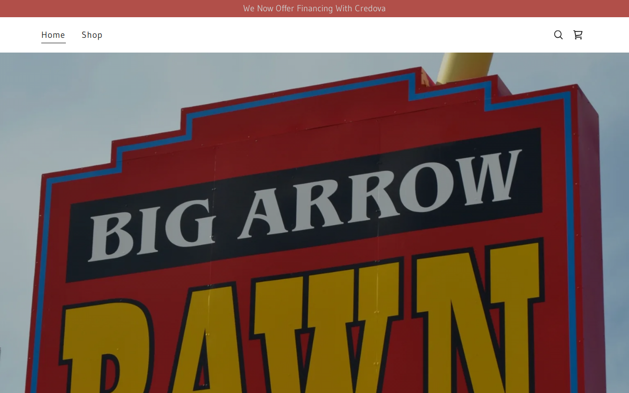 Big Arrow Pawn website preview