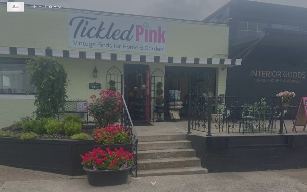 Tickled Pink website preview