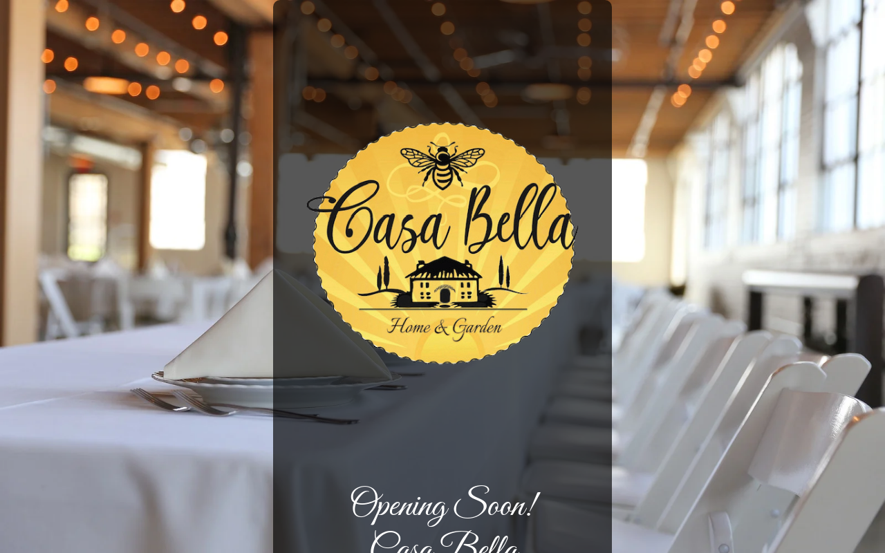 Casa Bella - Evansville website preview