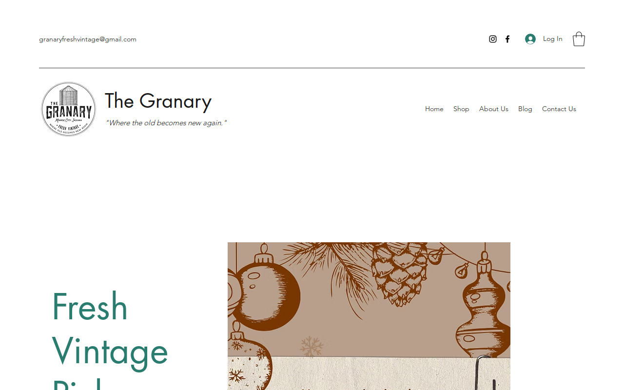 The Granary website preview