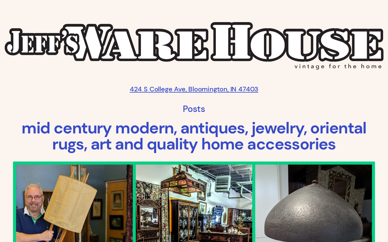 Jeff's Warehouse website preview