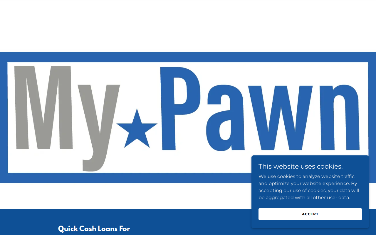 My Pawn website preview