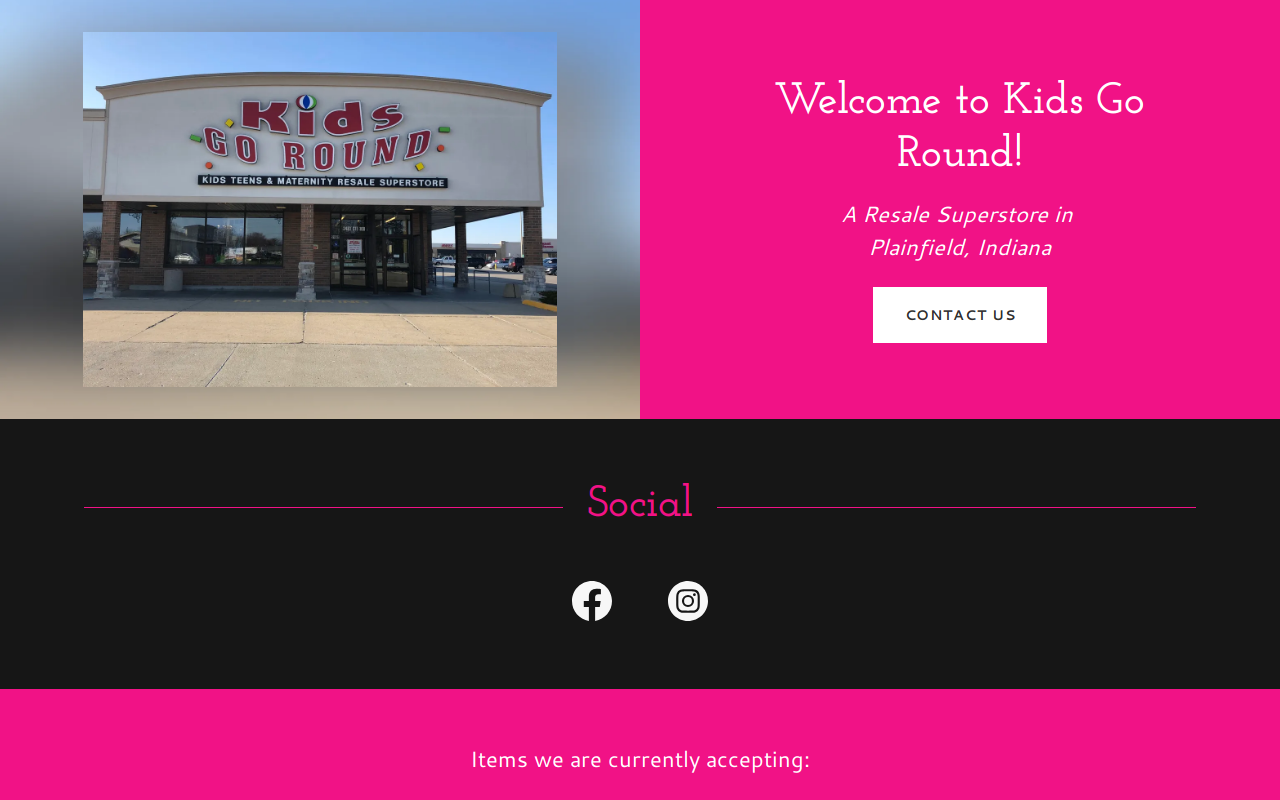 Kids Go Round website preview