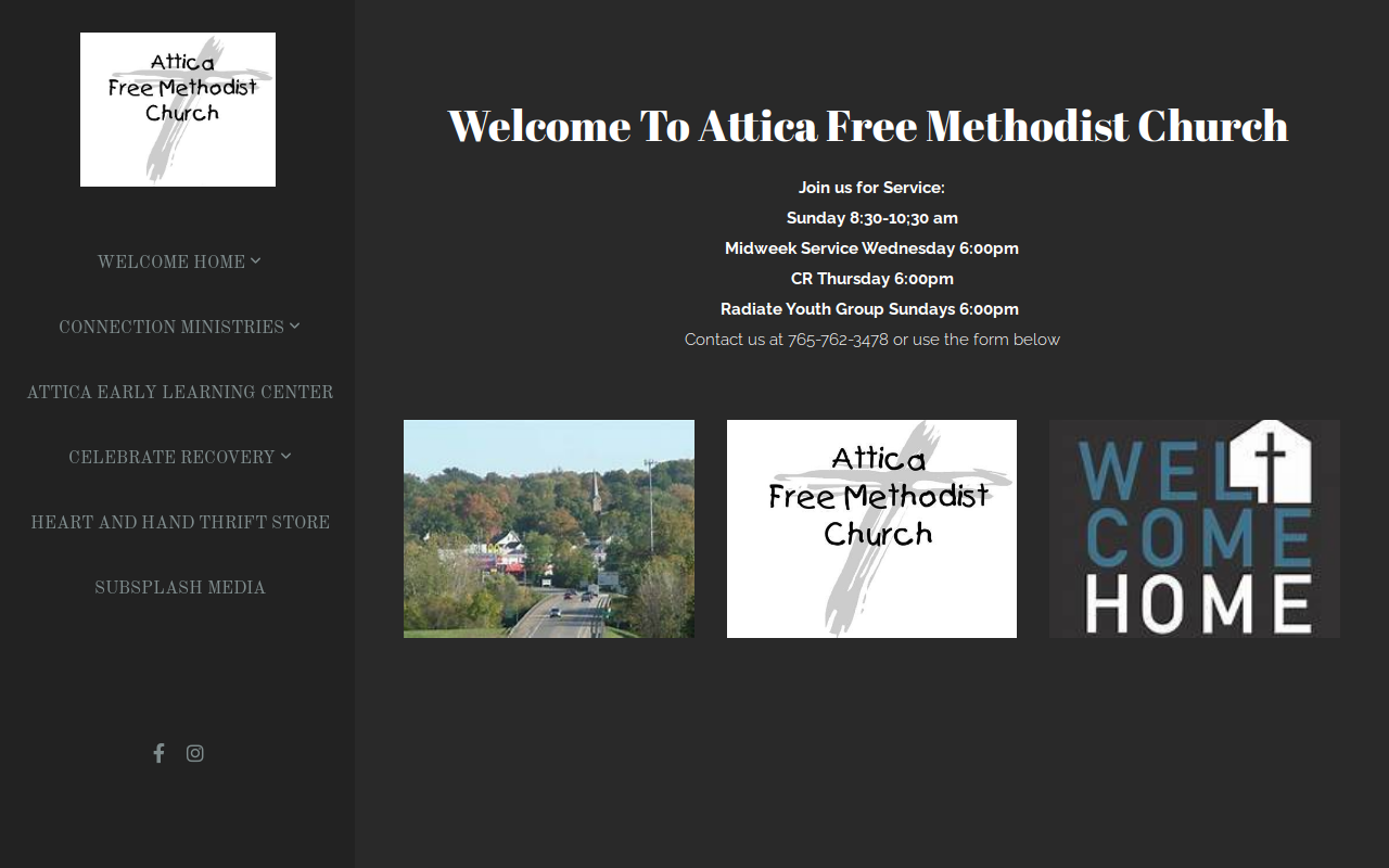 Heart & Hand Thrift Store website preview