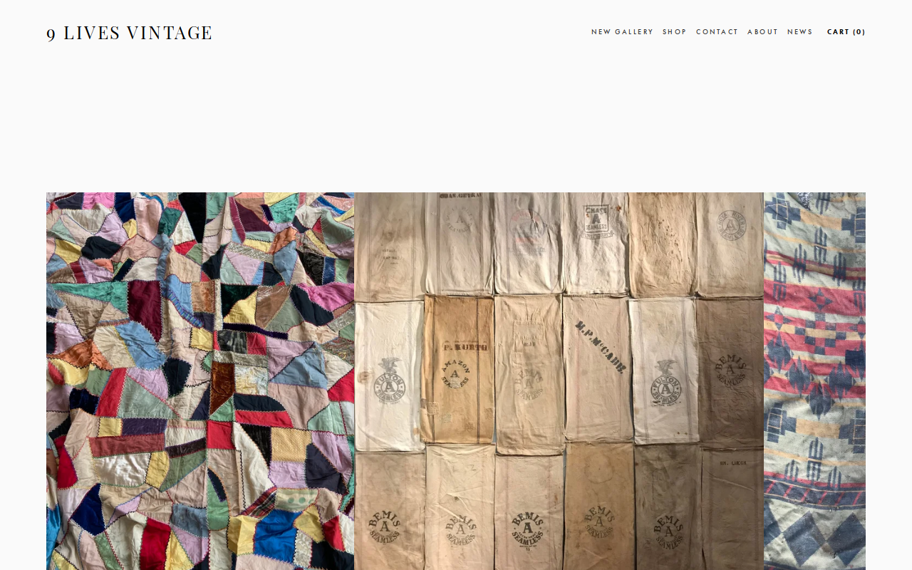 Zodiac Vintage website preview