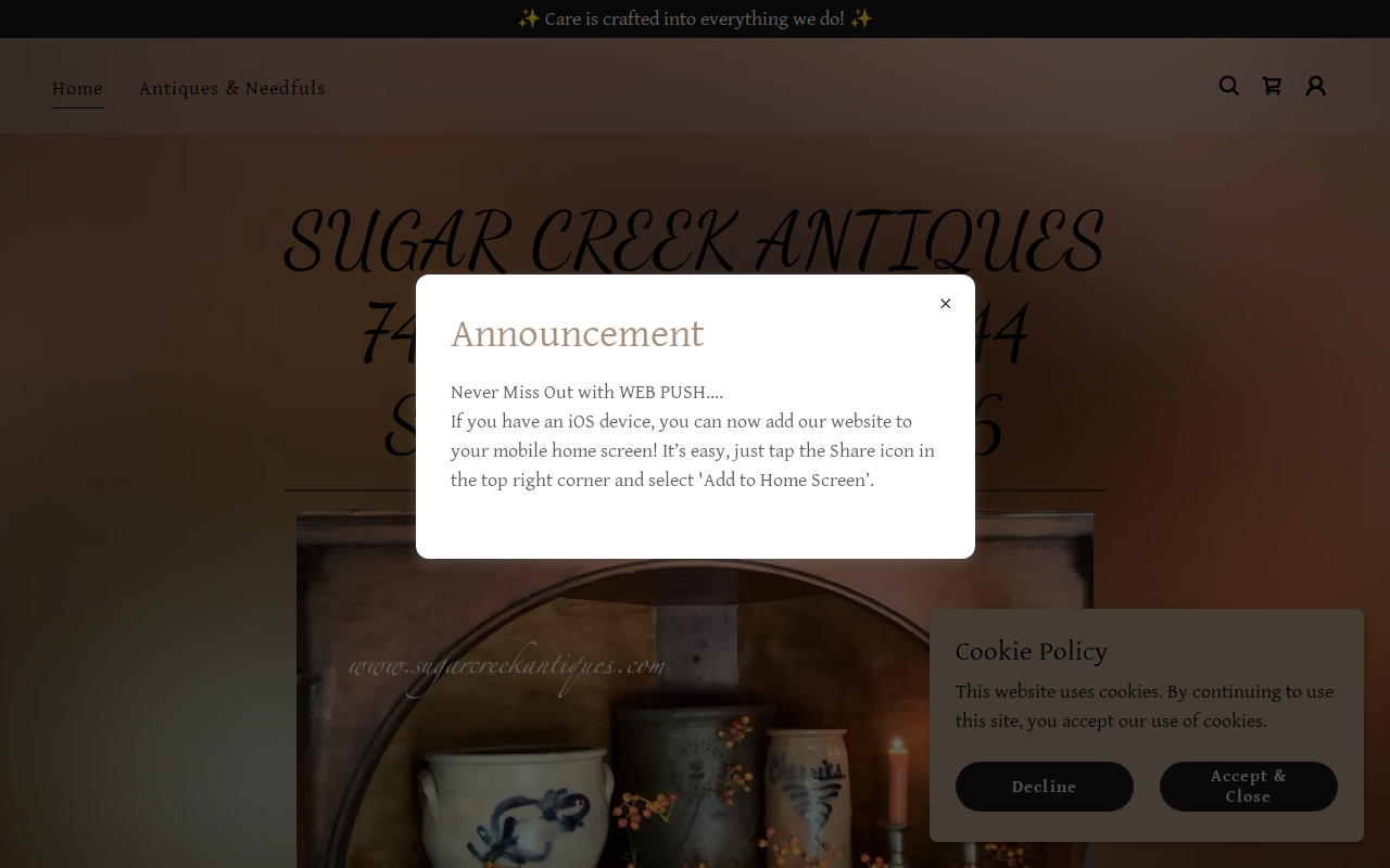 Old Farmhouse Market website preview