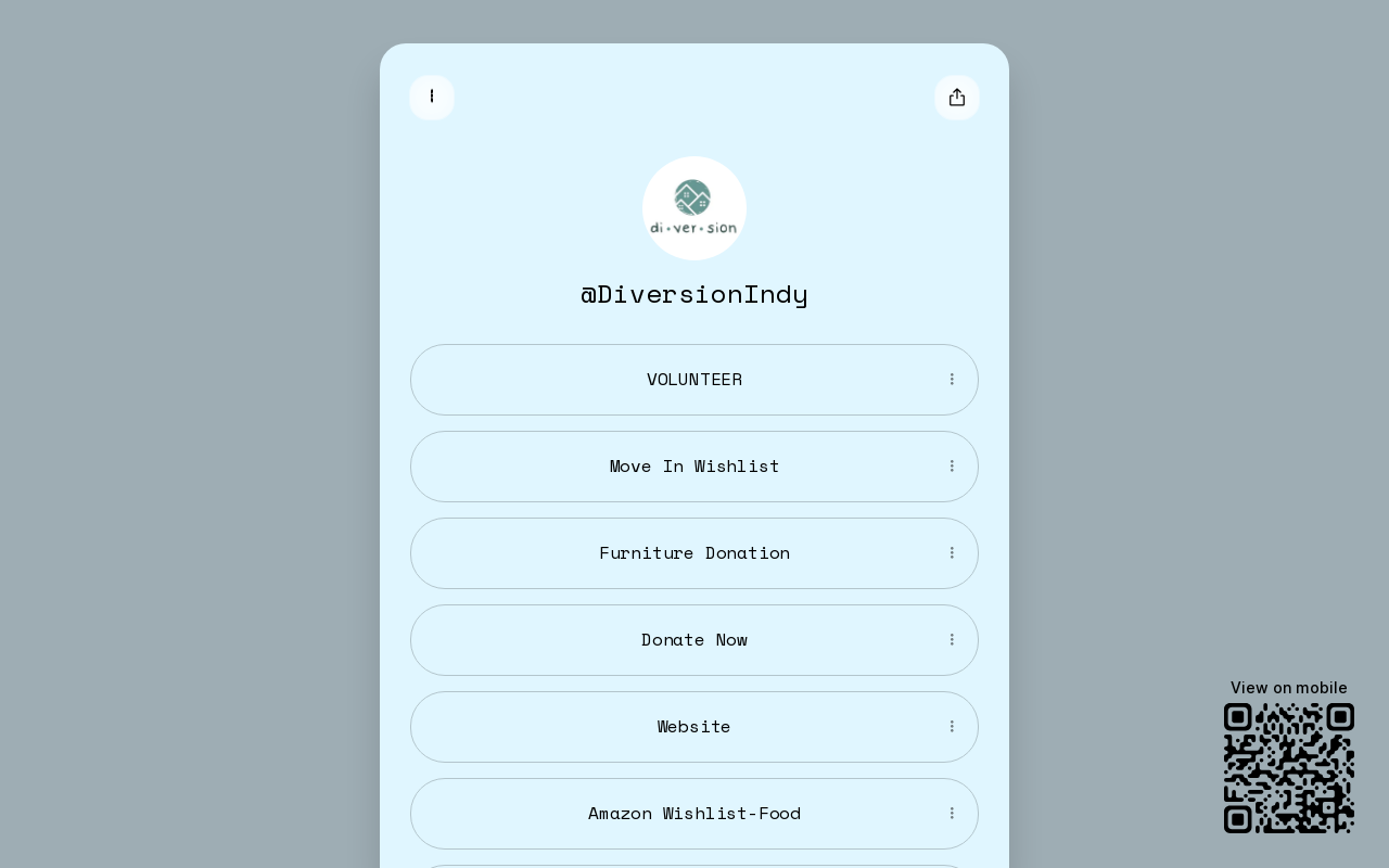 Diversion Inc website preview