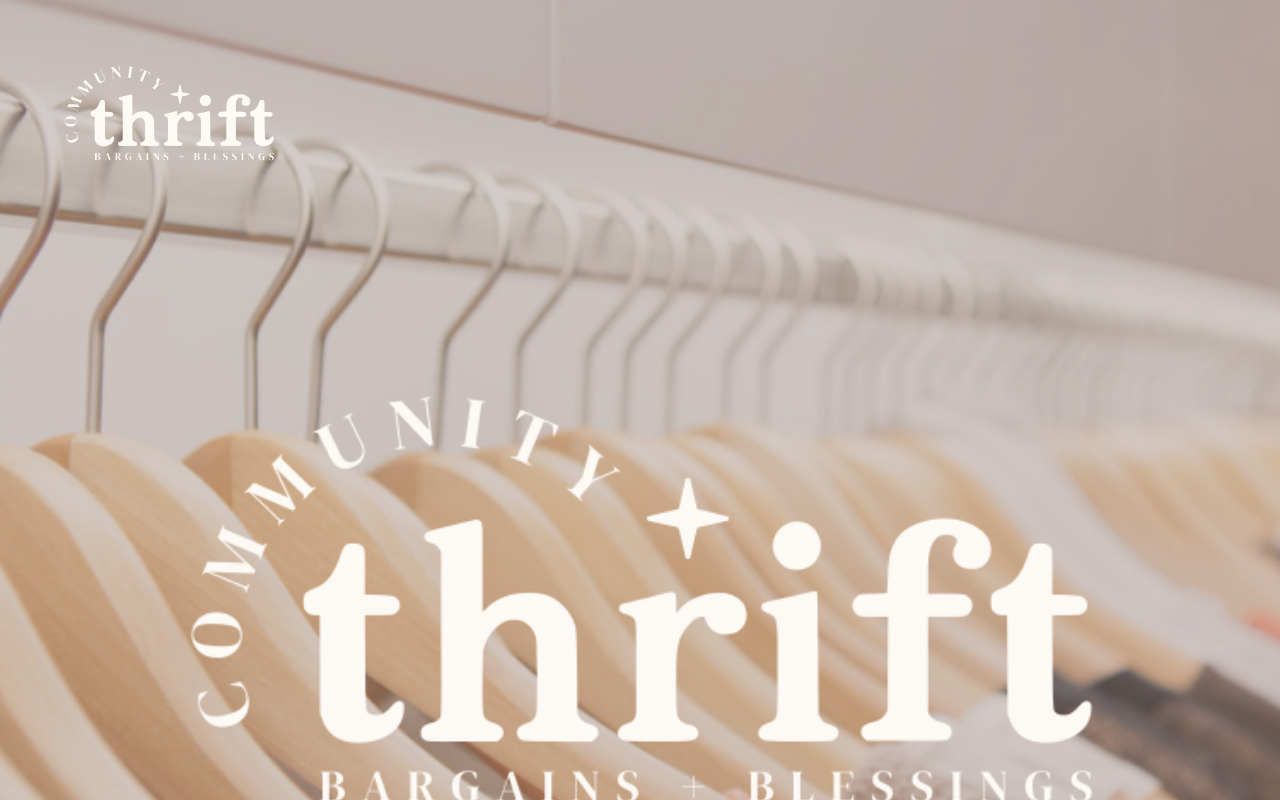 Community Thrift - Bargains and Blessings website preview