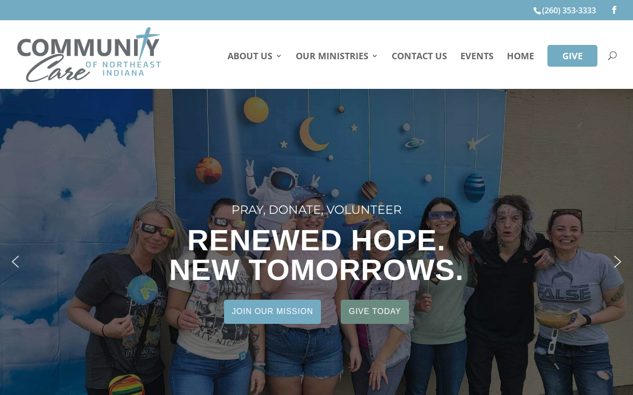 Community Thrift website preview