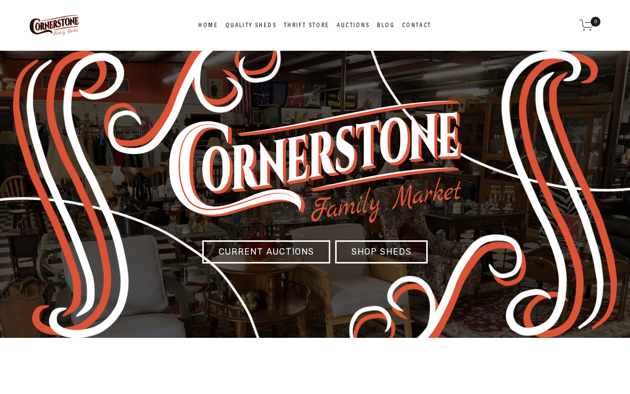 Cornerstone Family Market website preview
