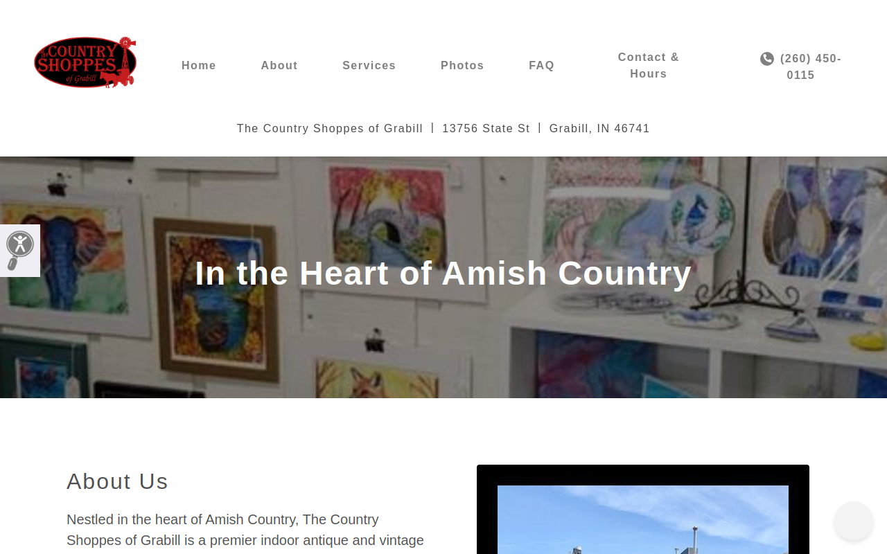 Granny's Treasures website preview