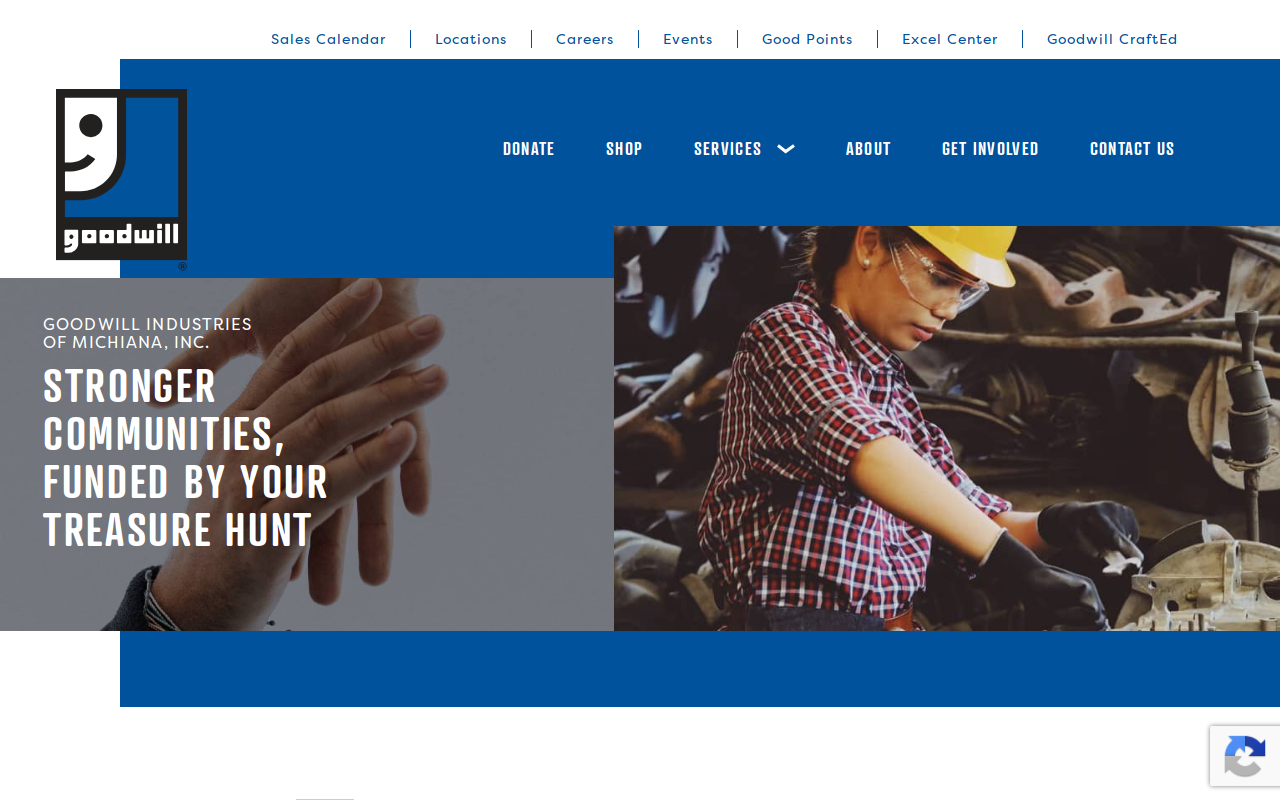Goodwill Collection Center website preview