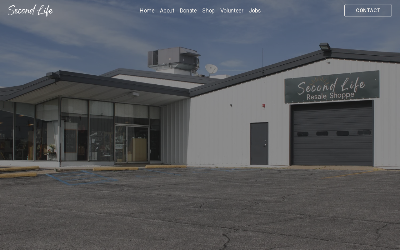 Second Life Resale Shoppe website preview