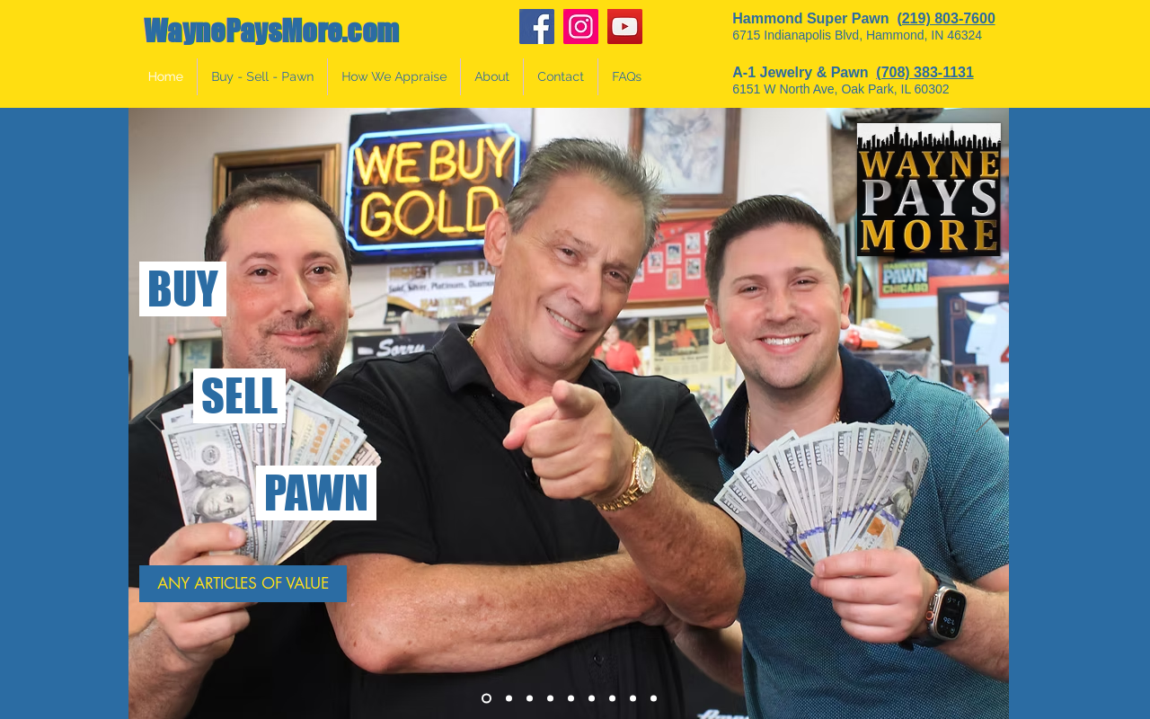 Hammond Super Pawn website preview