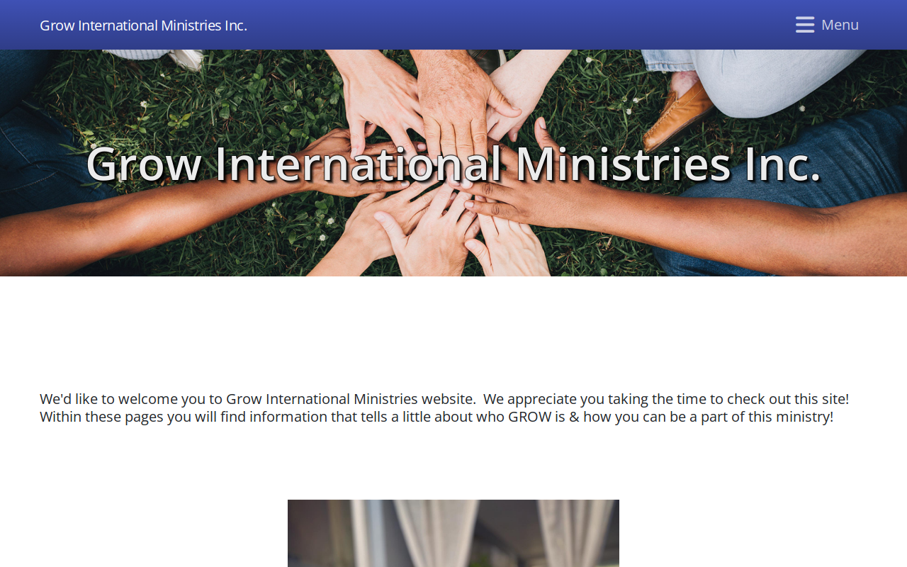 Trinity Thrift Store website preview