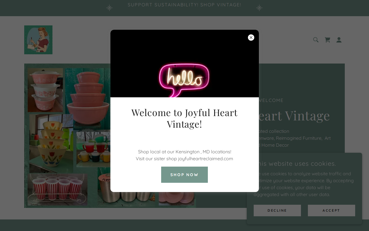 Joyful Heart Reclaimed website preview