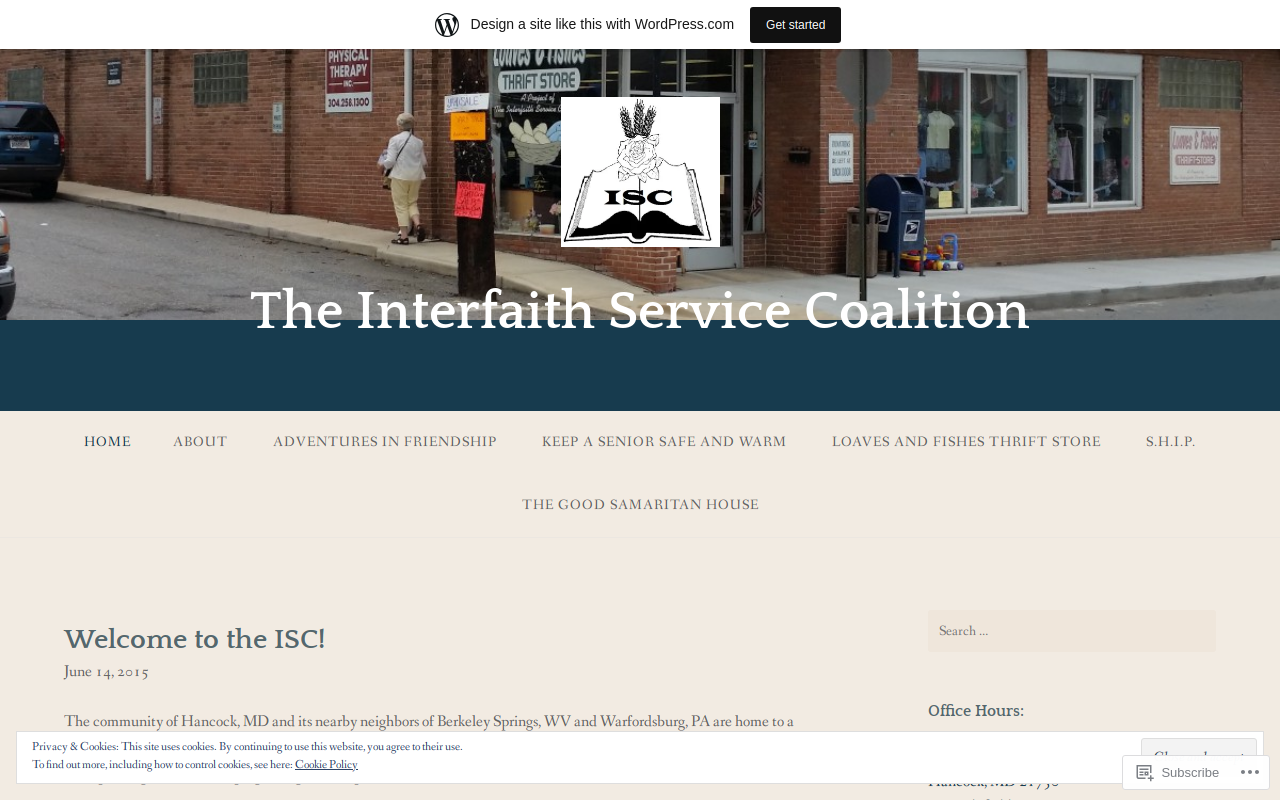 Loaves and Fishes website preview