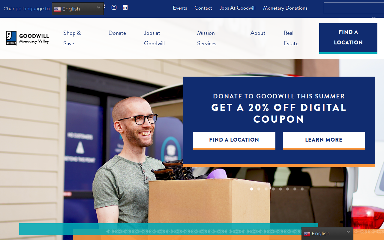 Route 85 - Goodwill Retail Store And Donation Center website preview