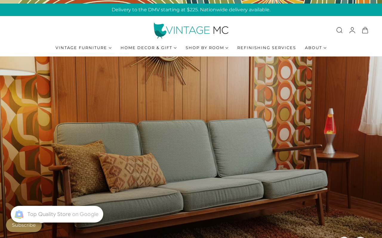 Vintage MC website preview