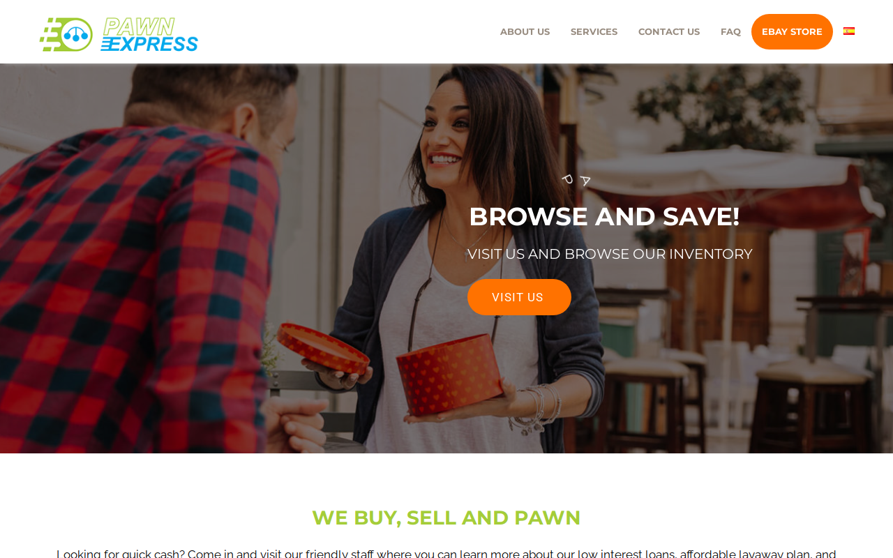 Pawn Express website preview