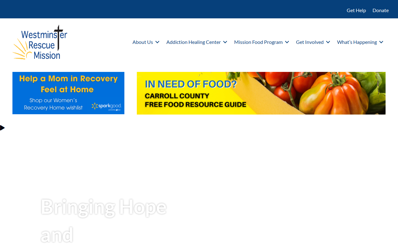 The Mission Store website preview