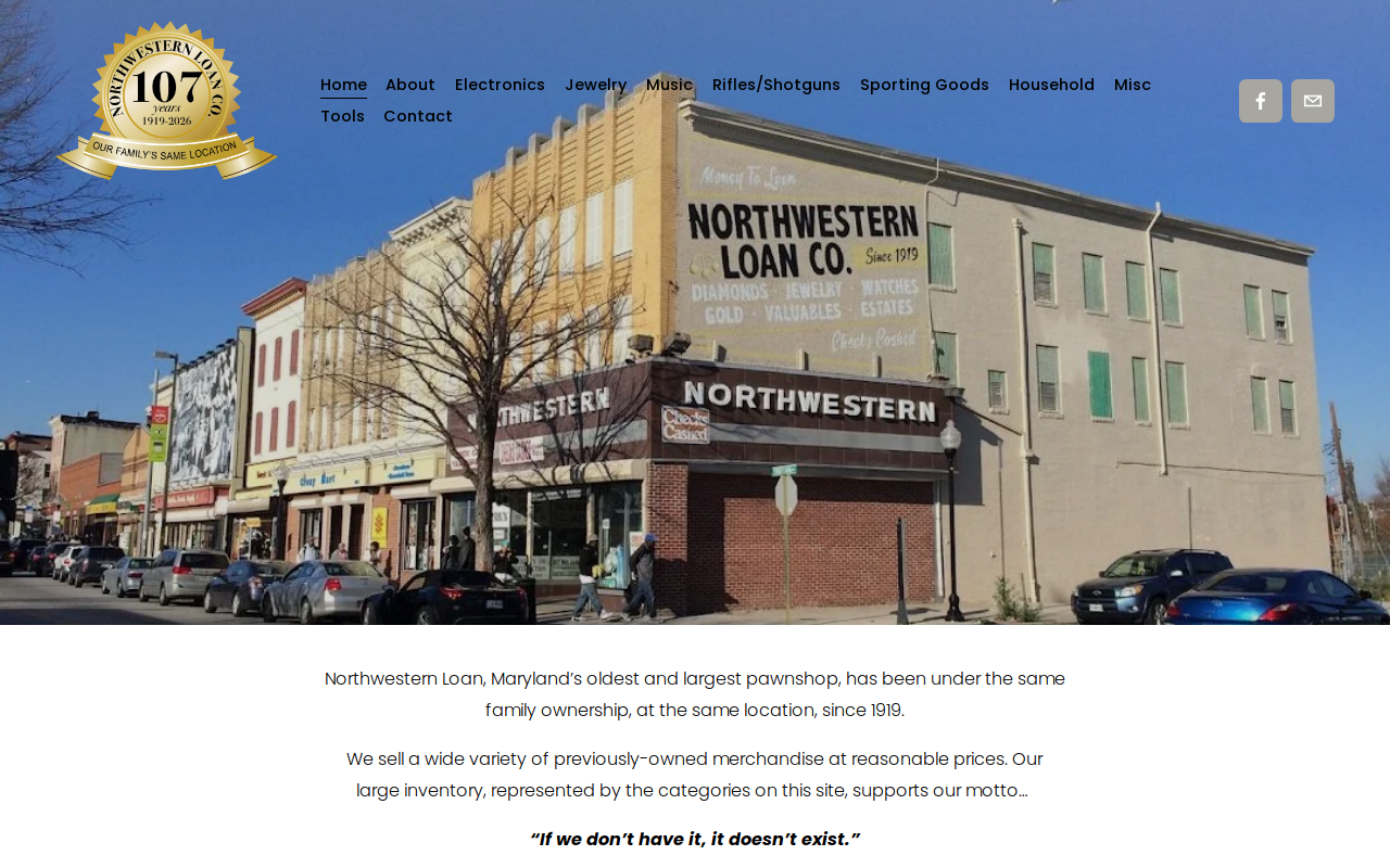 Northwestern Loan Company website preview