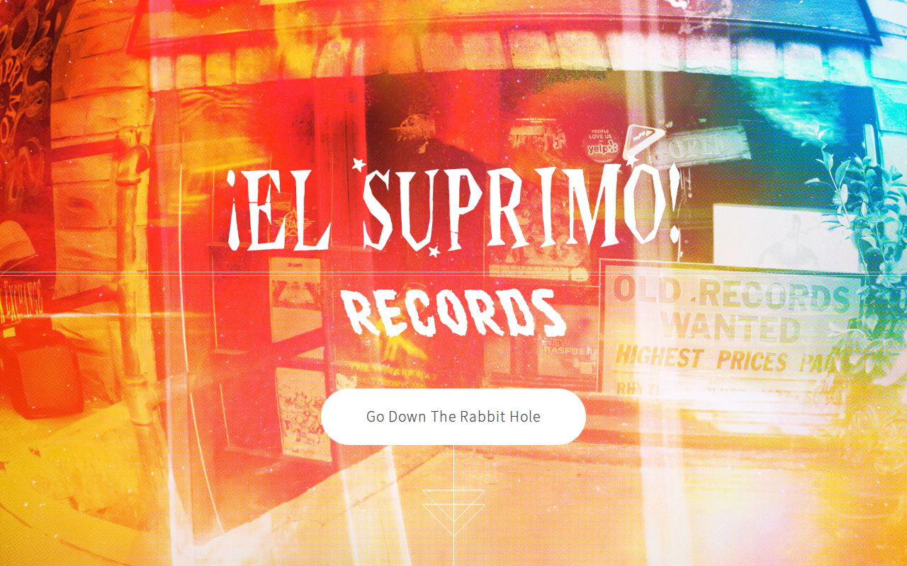 El Suprimo Records website preview