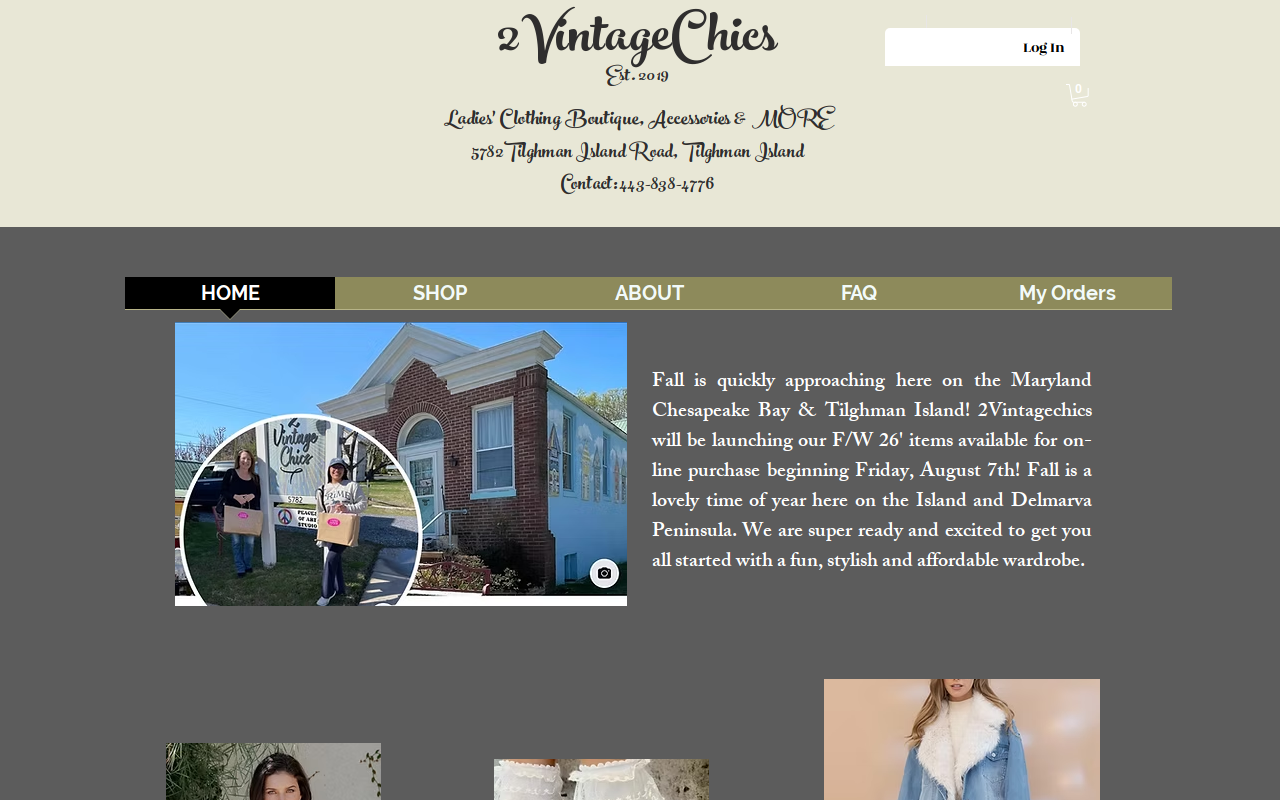 2VintageChics website preview