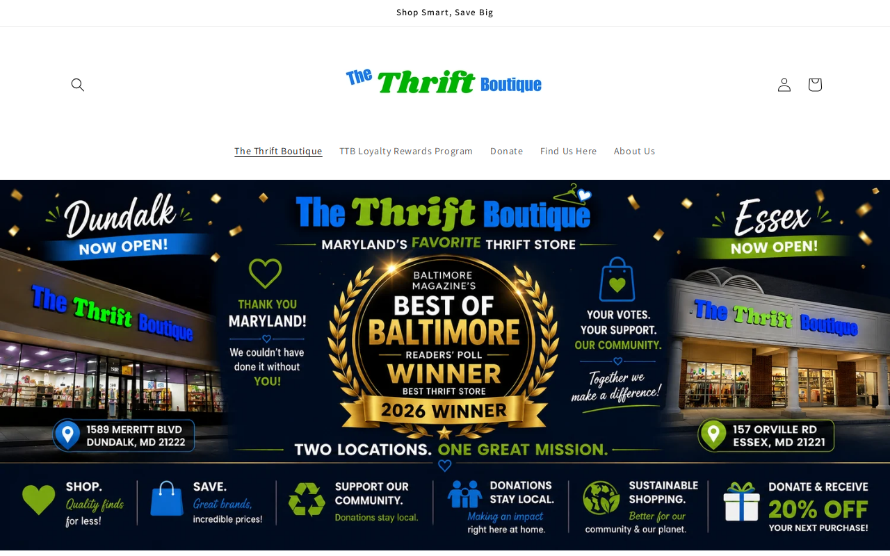 The Thrift Boutique website preview