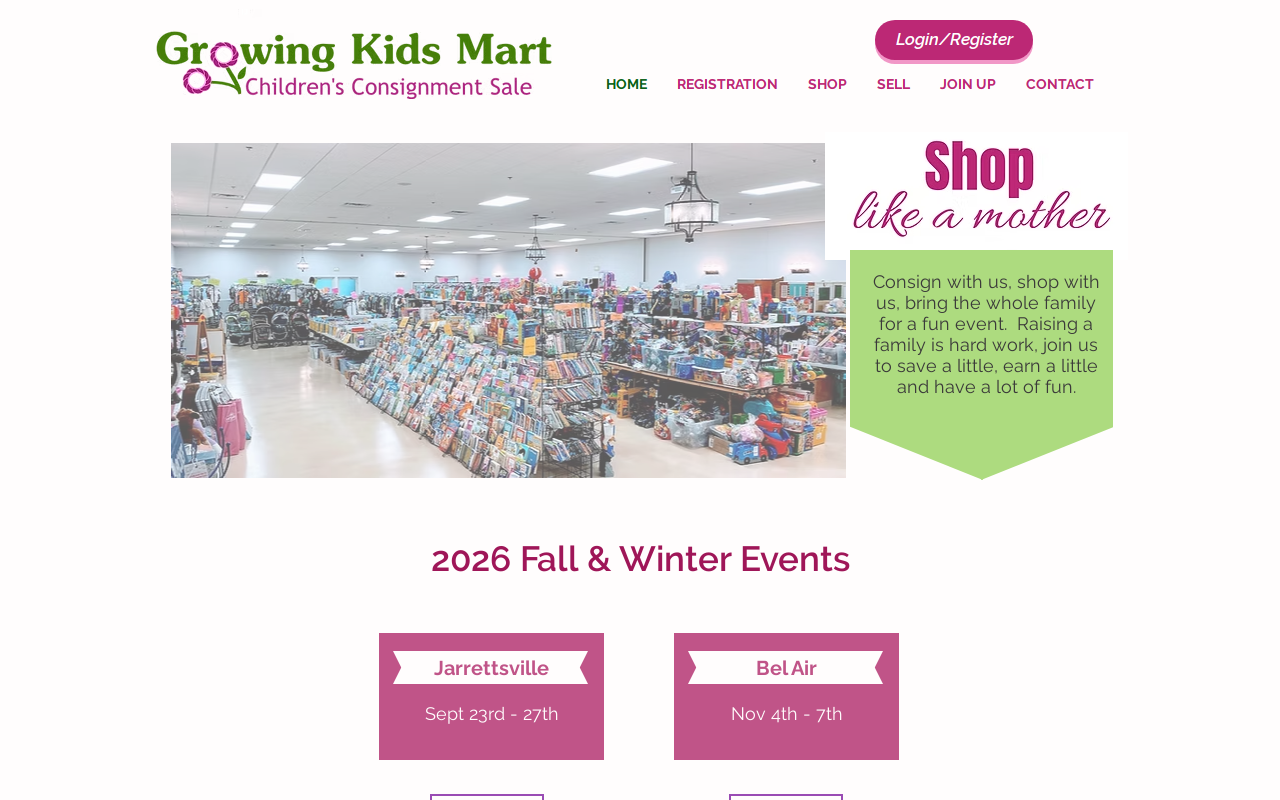 Growing Kids Mart website preview