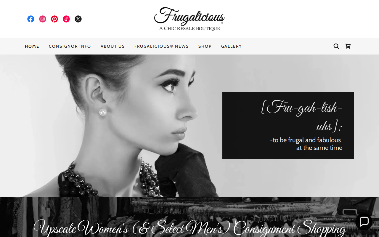 Frugalicious website preview