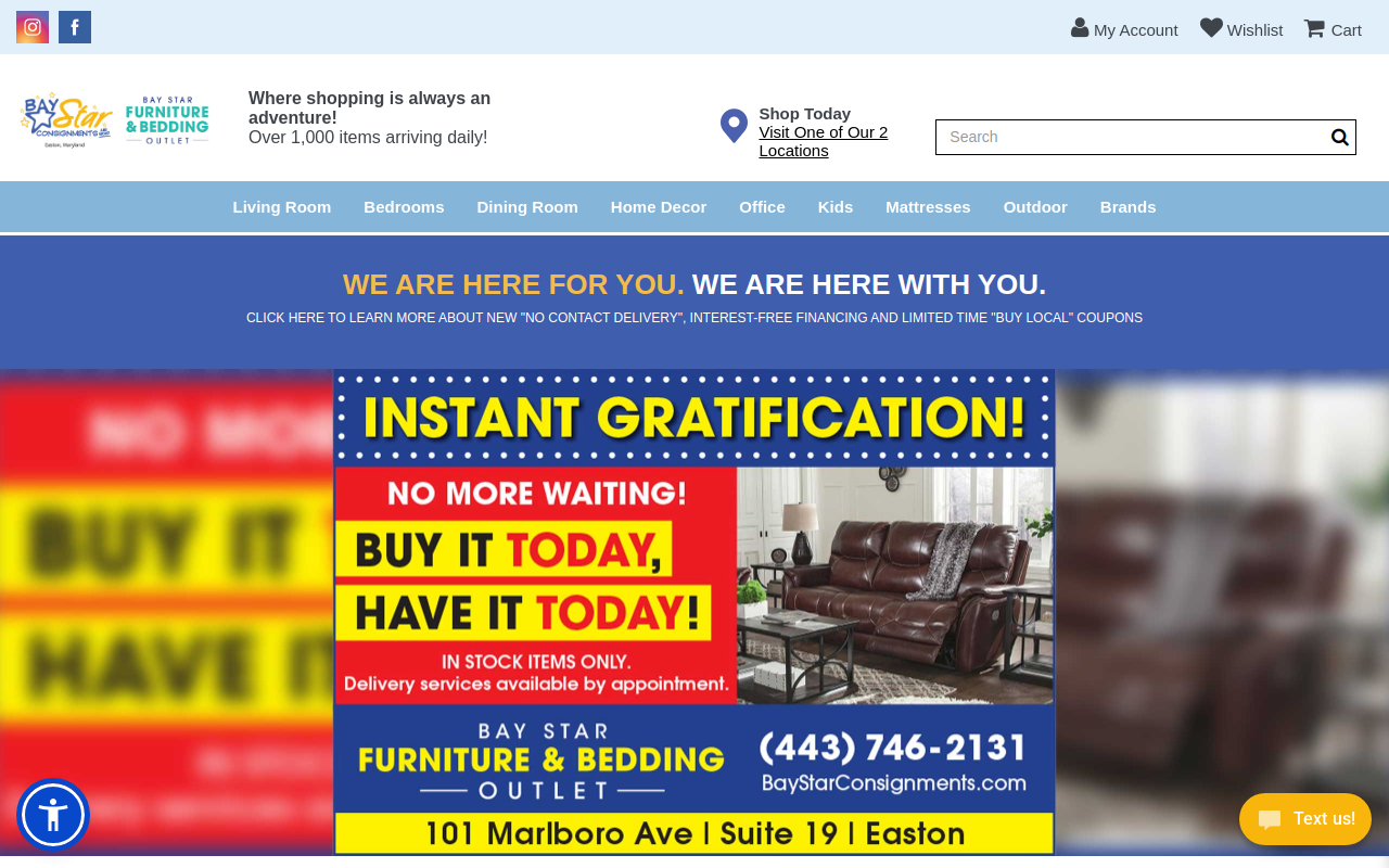 Bay Star Consignments & More website preview