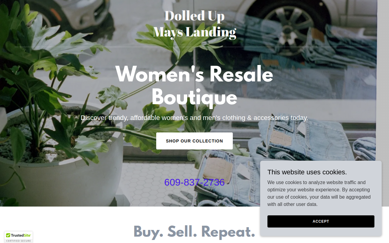 Dolled Up website preview
