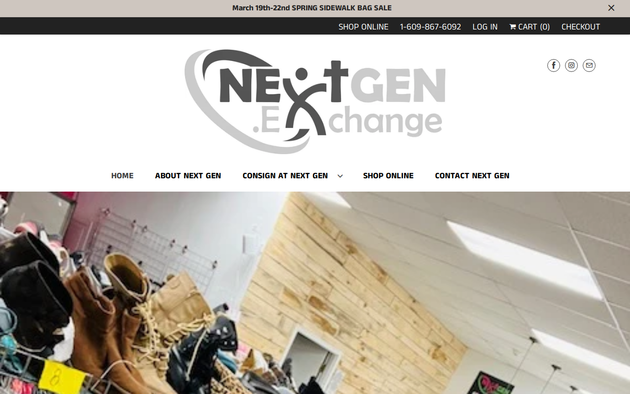 NextGen Exchange website preview