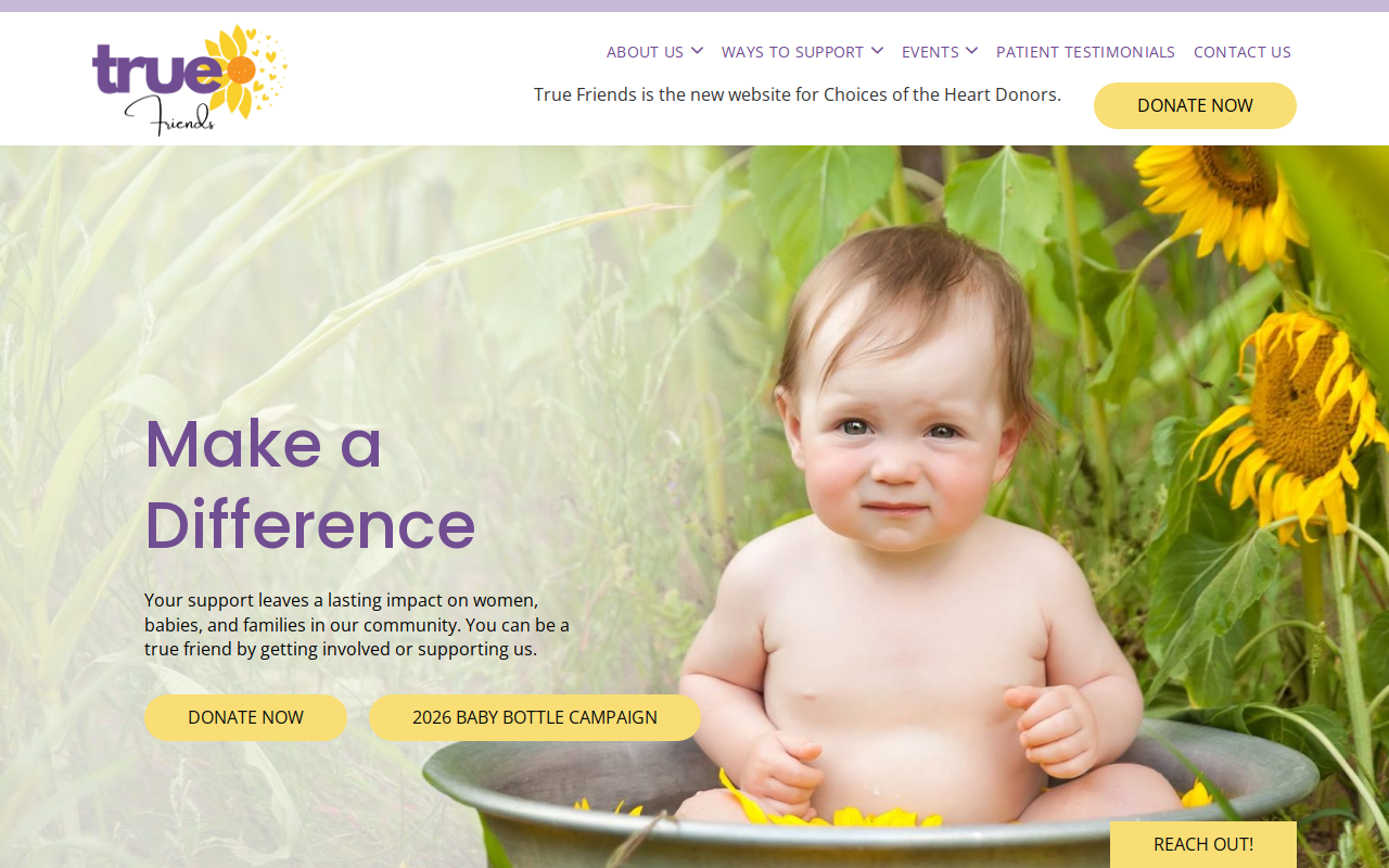 Truly Yours Thrift Boutique website preview