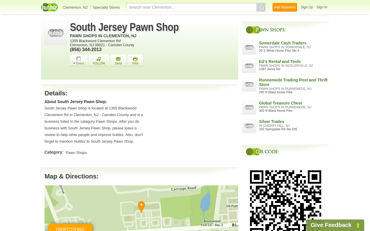 South Jersey Pawn Shop website preview